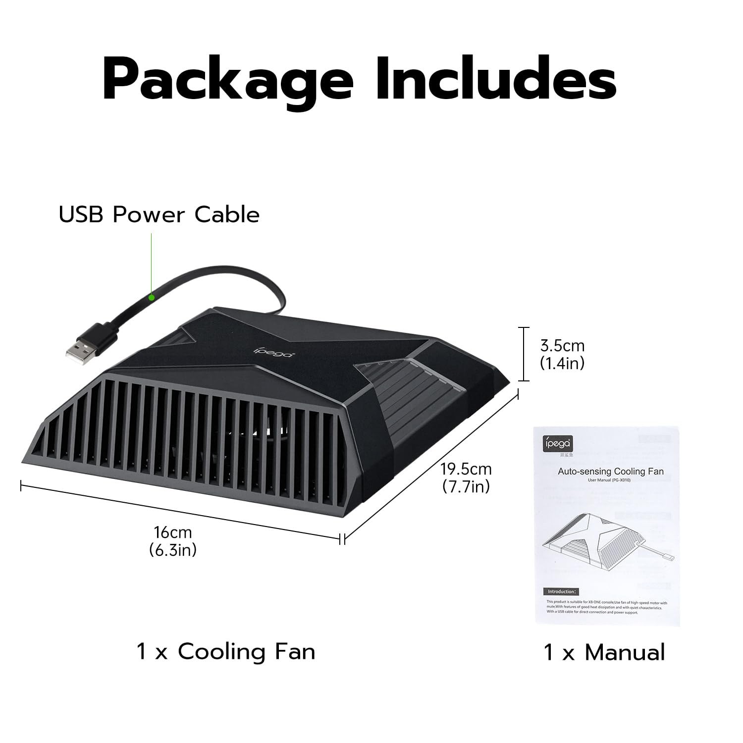 USB Powered Xbox One Fan – High-Speed Motor & Mute