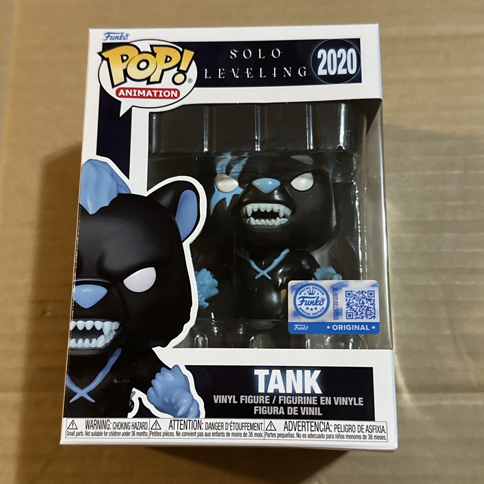 Funko POP!  Solo Leveling Tank Funko Exclusive #2020 W/ Protector