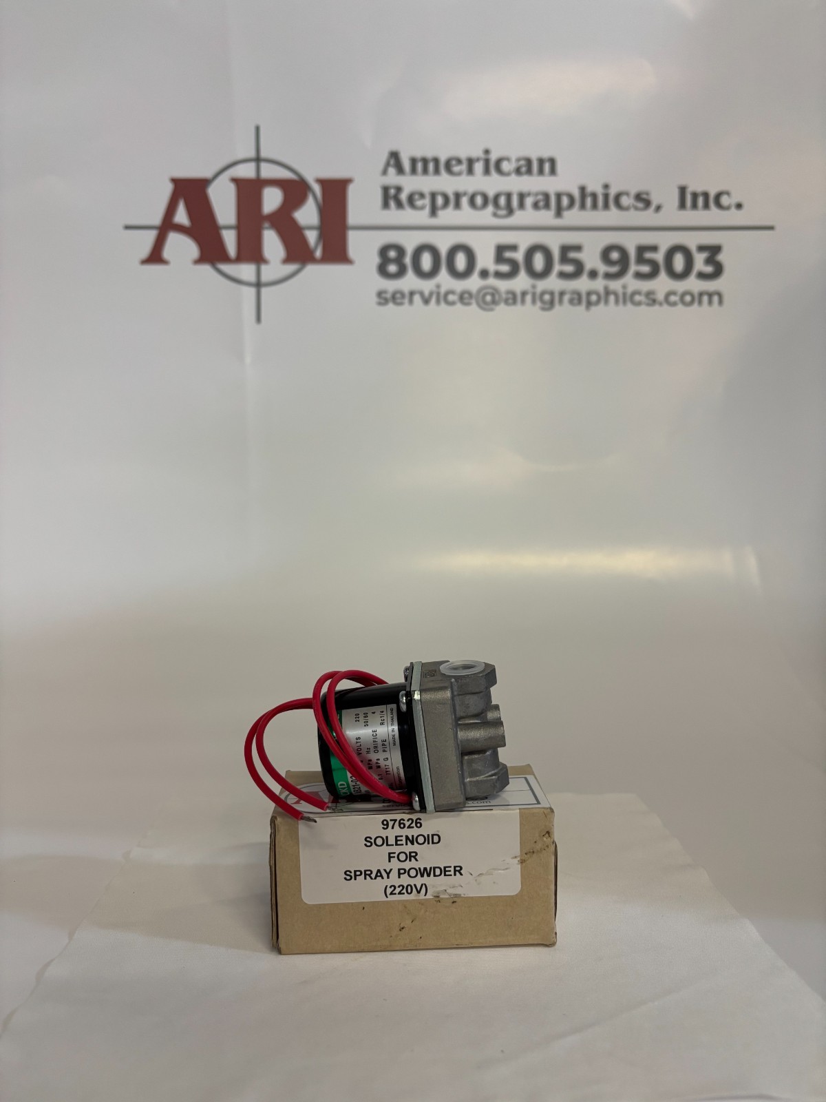 Solenoid For Spray Powder 220V Part No. 97626
