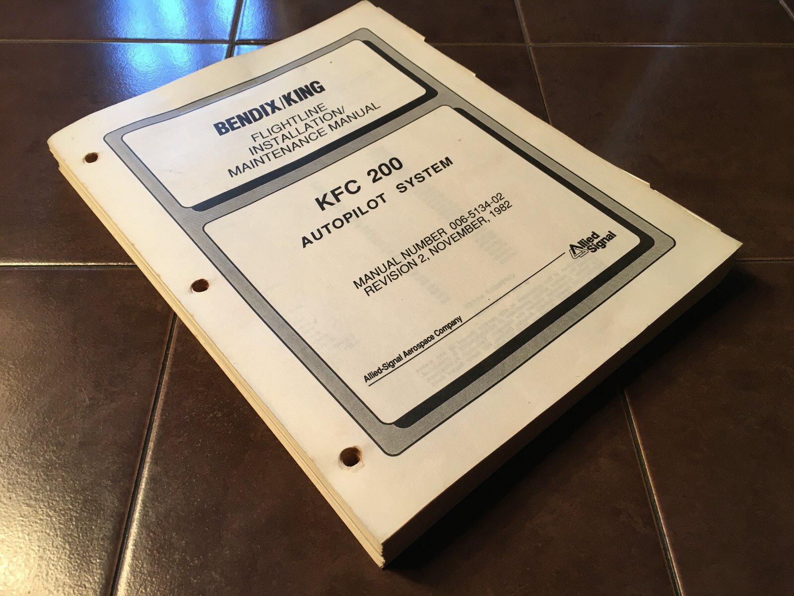 Bendix/King KFC 200 FlightLine Installation & Maintenance Manual