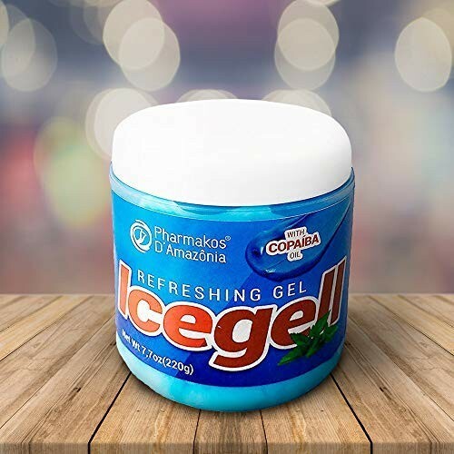 Ice Gel Copaiba 7.7 Oz - Homeopathic Body Gel Refreshing - FROM AMAZON FOREST