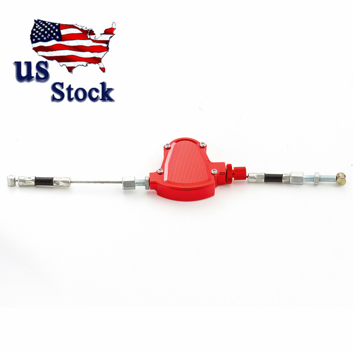 CNC For Yamaha Honda Red Stunt Clutch Pull Cable Lever Replacement Easy System