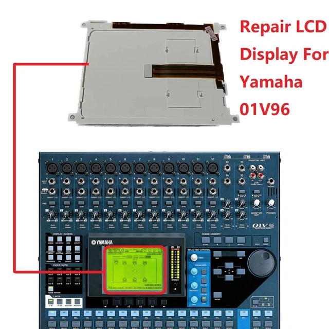 1 pcs LCD For Yamaha 01V96 Digital Recording Mixer LCD Screen Replacement