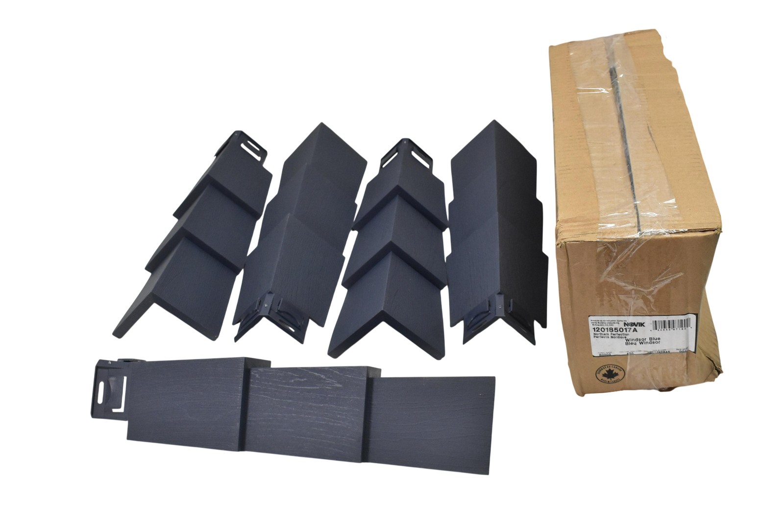 Novik 120185017A Northern Perfection Windsor Blue Corner Post Trim Lot Of 5