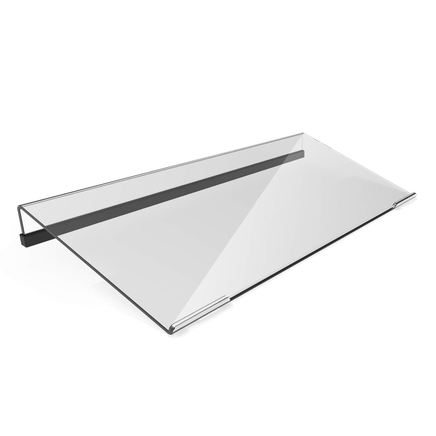 11.8x5.1 Inch Clear Acrylic Mini Computer Keyboard Stand Small Tray 78 Keys