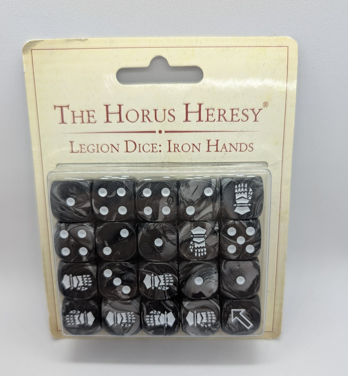 Iron Hands Legion Dice Horus Heresy Games Workshop Forgeworld OOP NIB Sealed