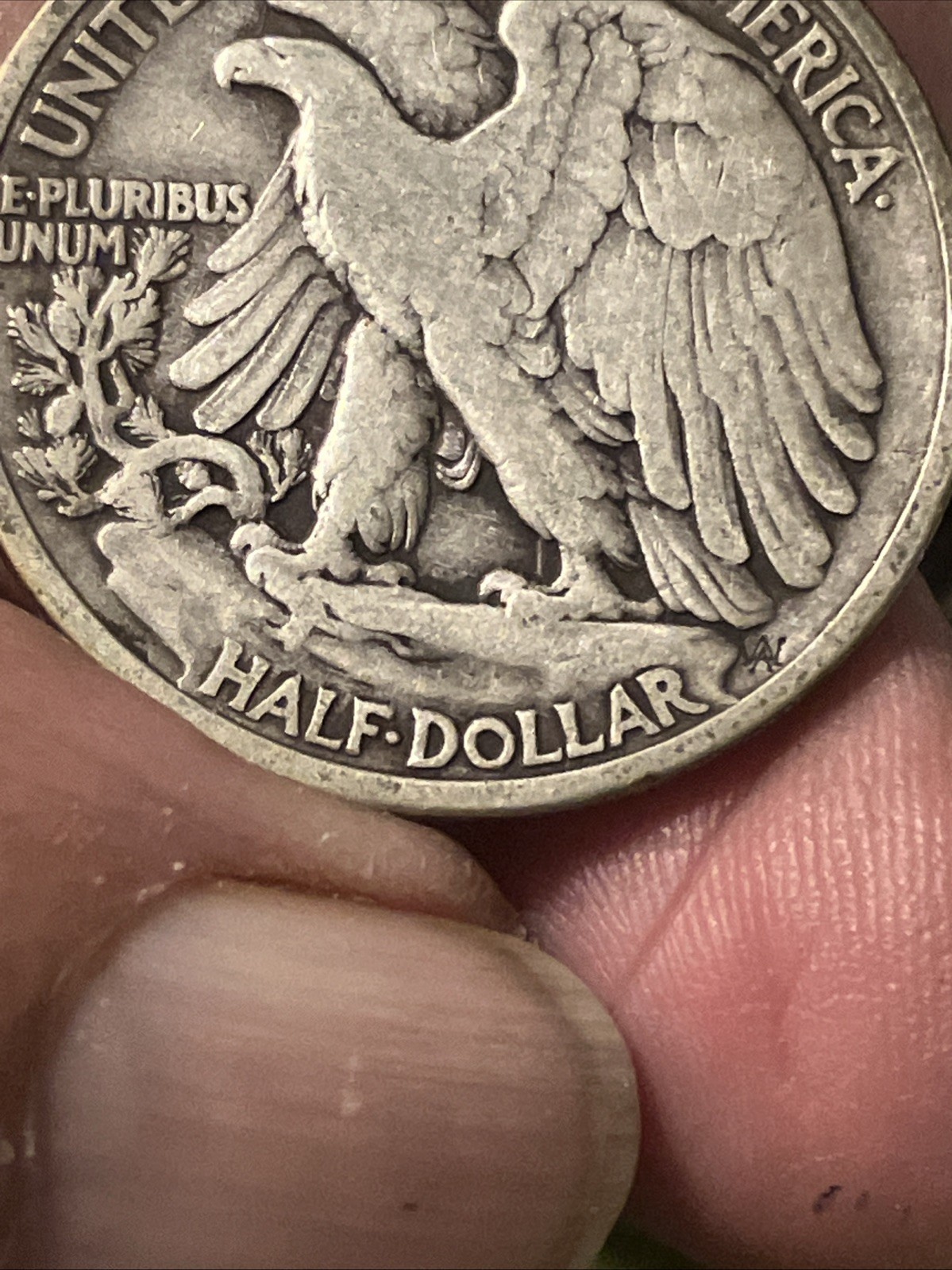 1919 walking liberty half dollar