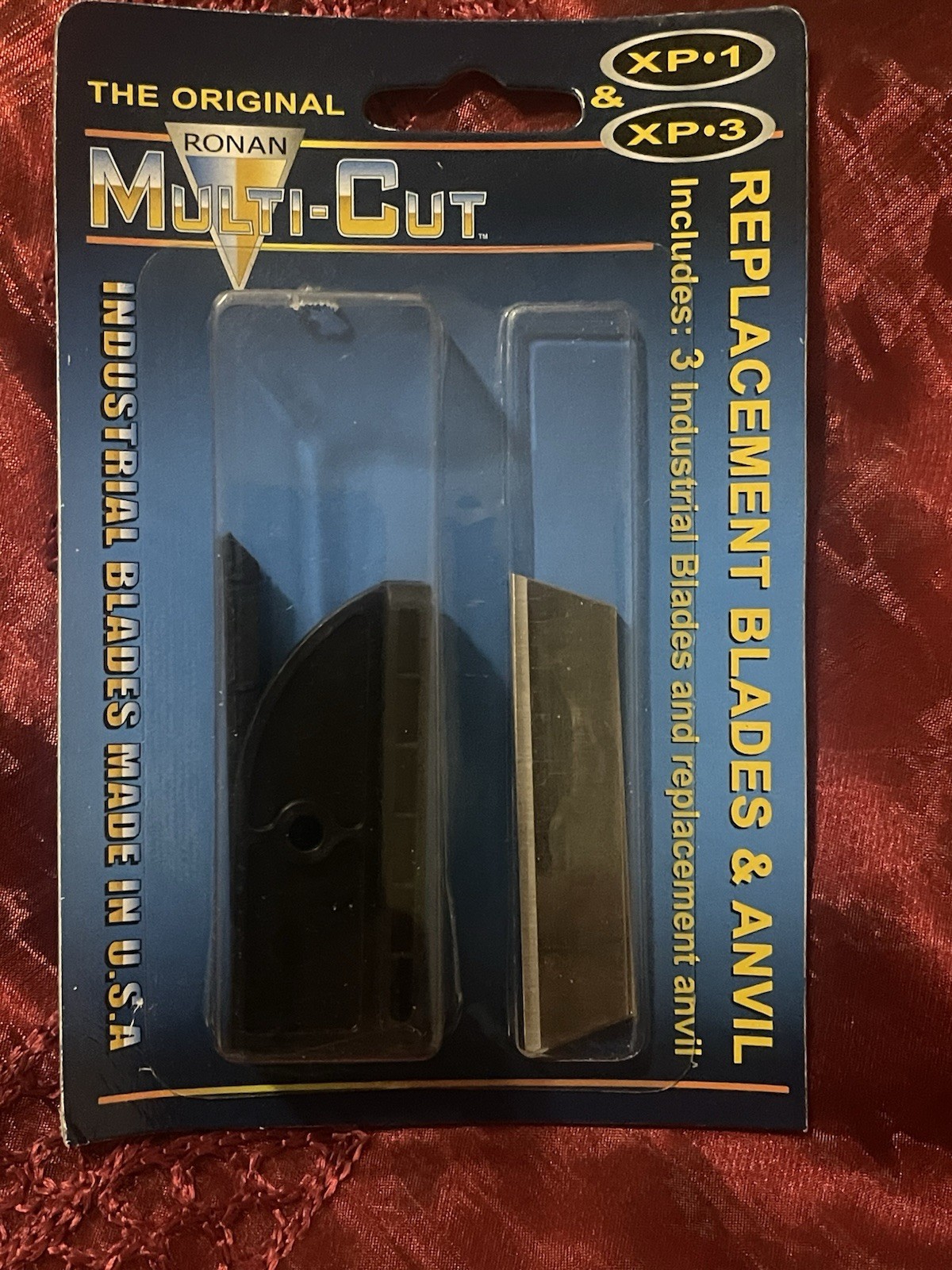 Set of 3 Industrial Blades & Anvil 30178 XP-1 & 3 for Ronan Multi-Cut Tool NEW