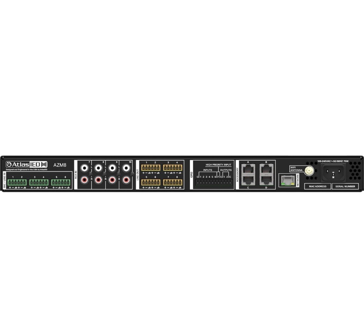 Atlas IED AZM8 Atmosphere 8-Zone Audio Processor BRAND NEW SEALED IN BOX