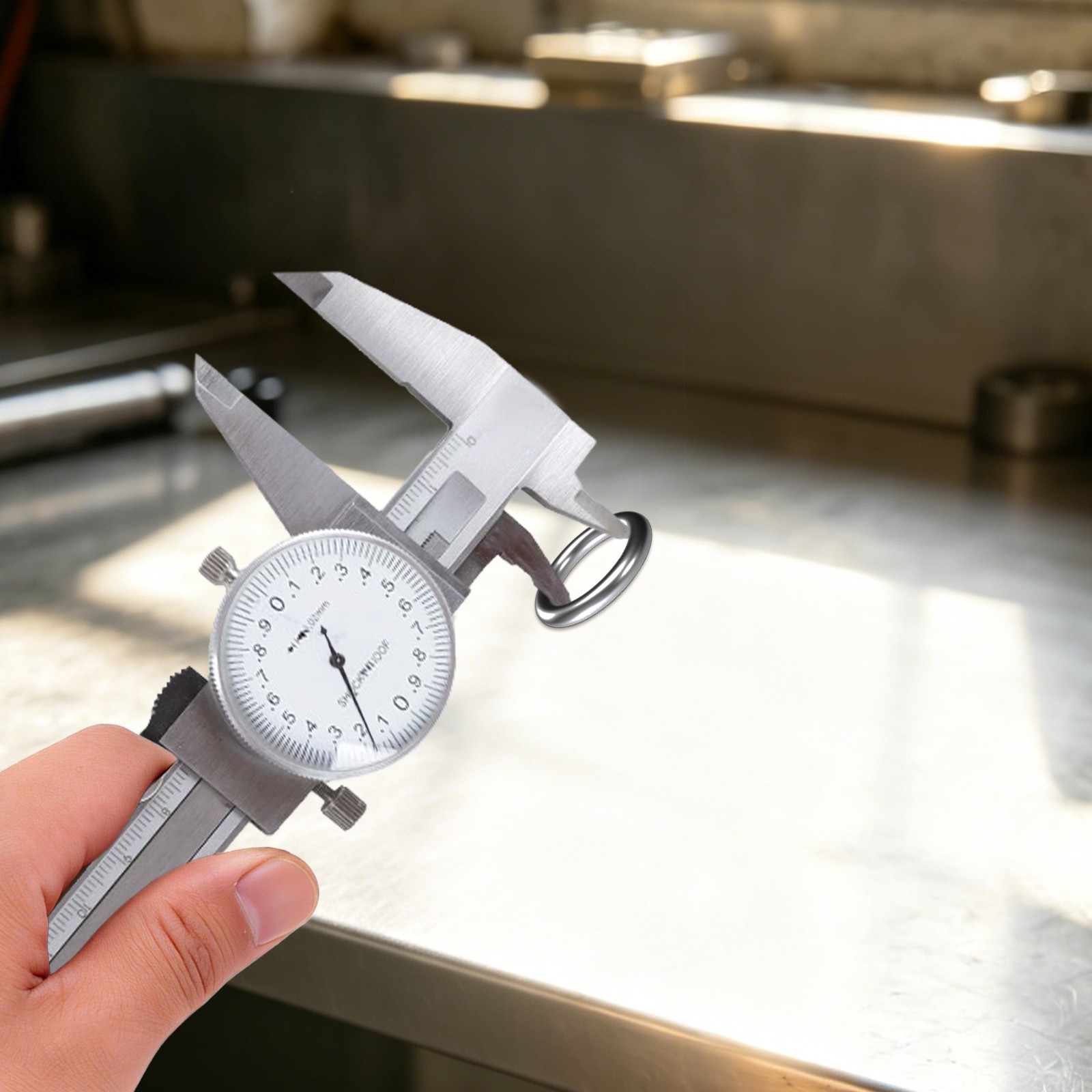 Stainless Steel Dial Caliper Precision Measuring Tool Measuring Caliper