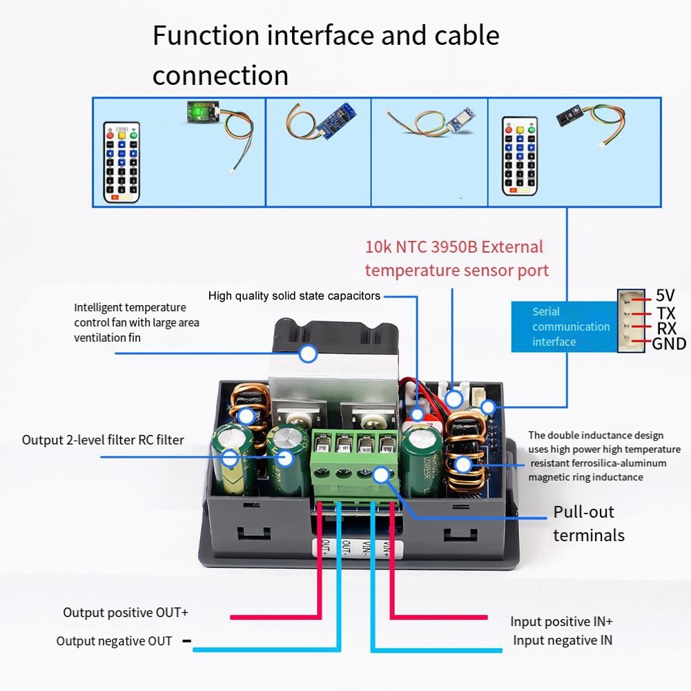 Step Up Step Down CNC DCDC Converter Suitable for Various Applications