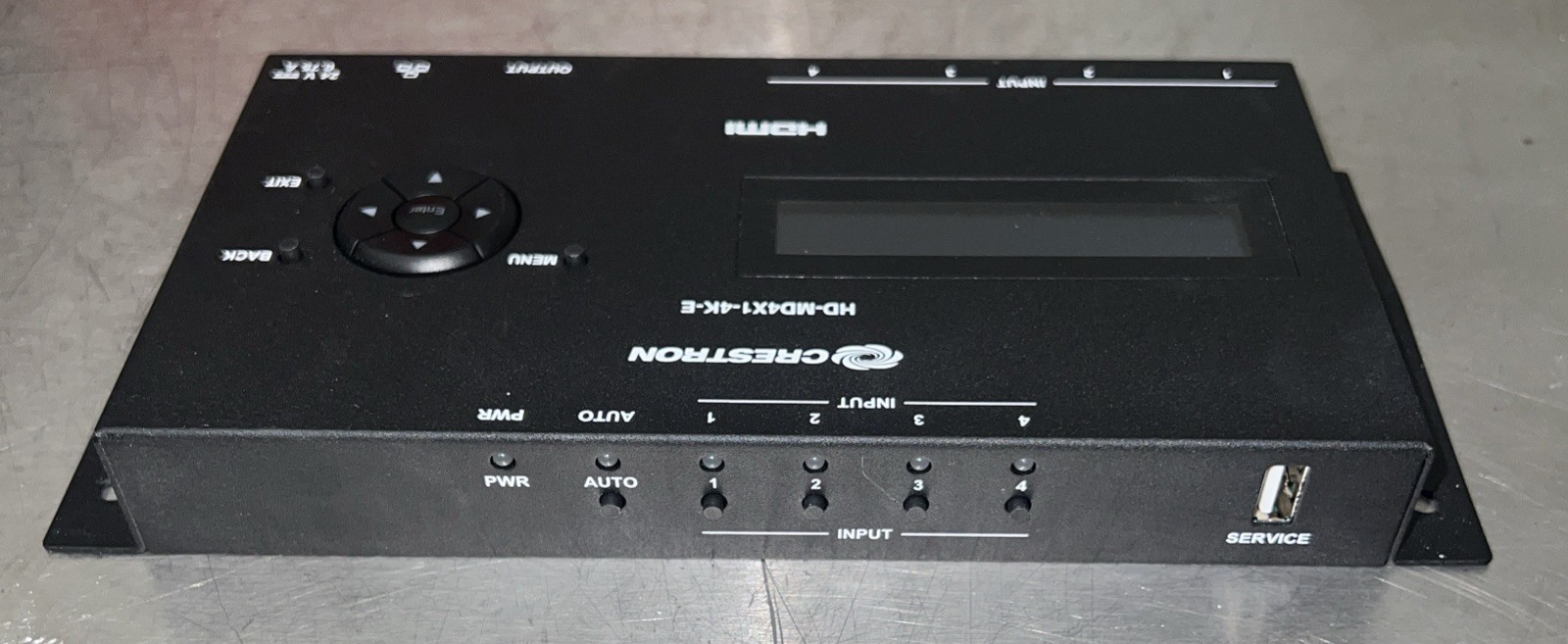 Crestron HD-MD4X1-4K-E HDMI Switcher with Power Supply