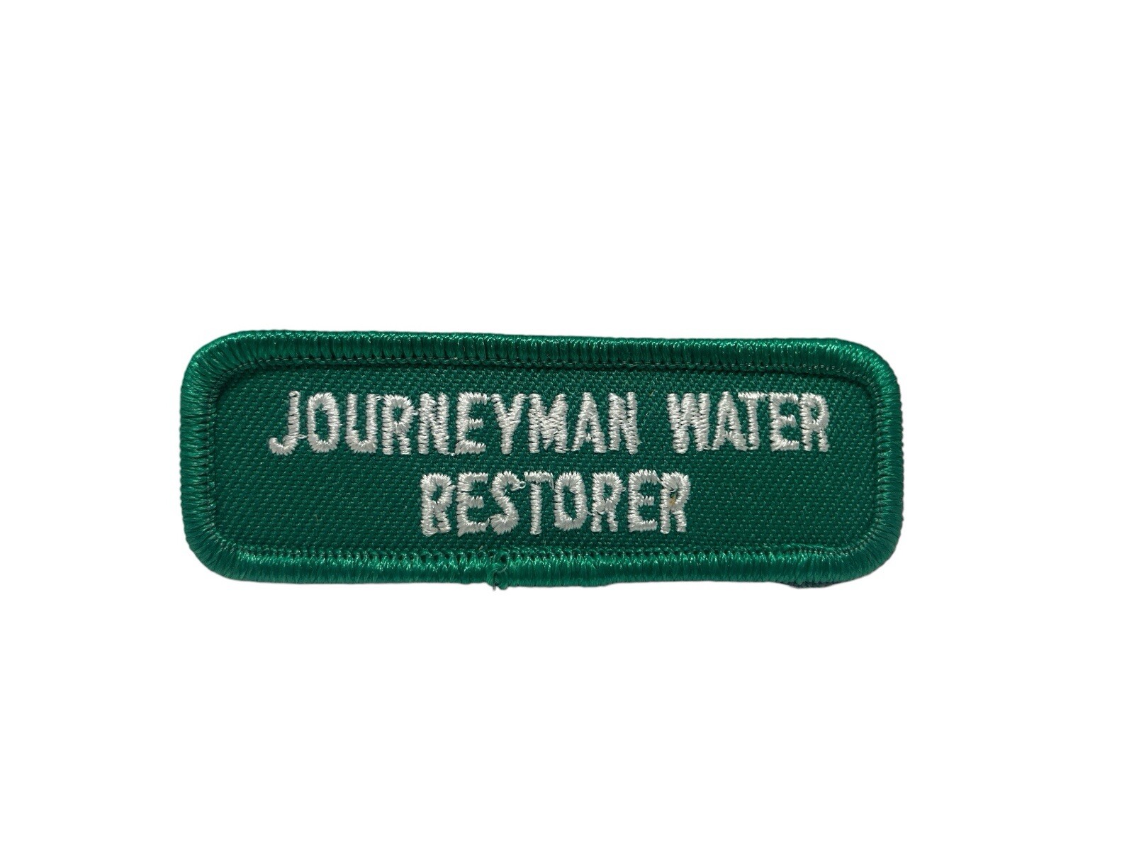 Journeyman Water Restorer IICRC Uniform Patch- Pre Owned Free Shipping