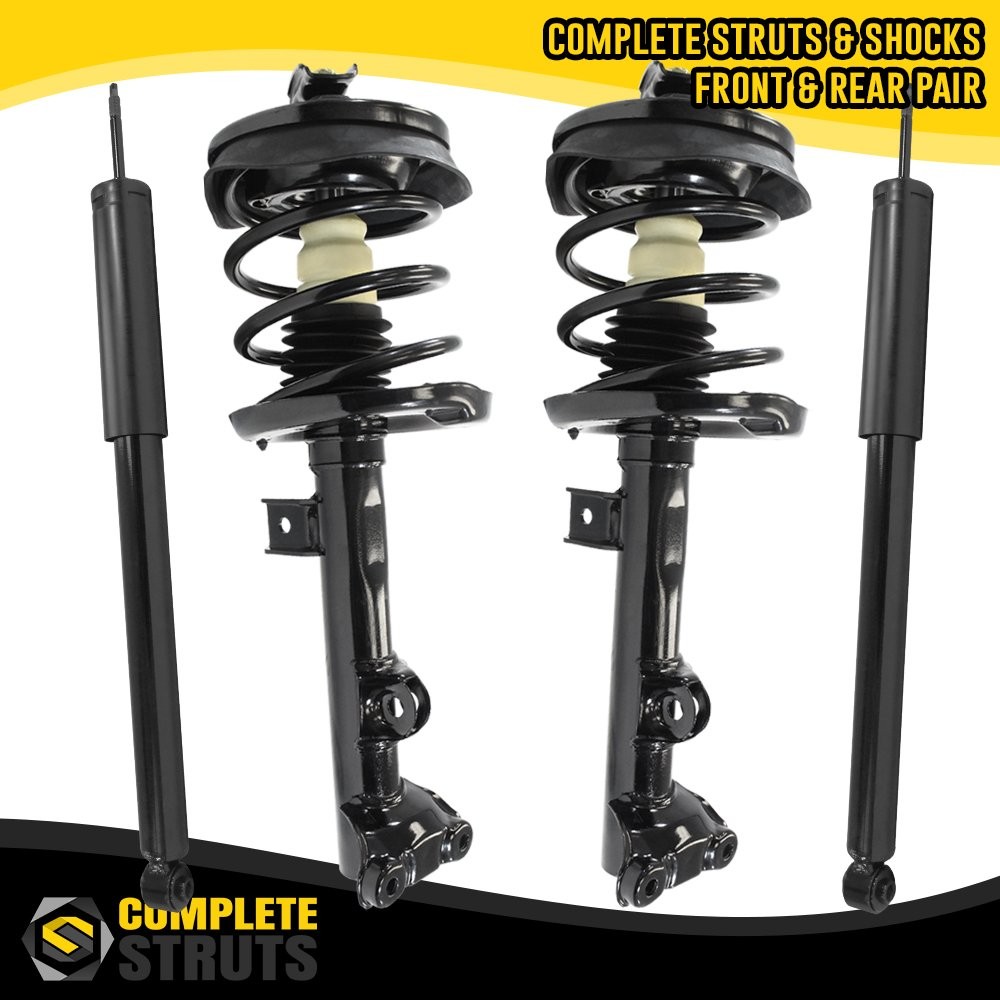 2006-2009 Mercedes CLK350 RWD Front Complete Struts & Rear Shock Absorbers