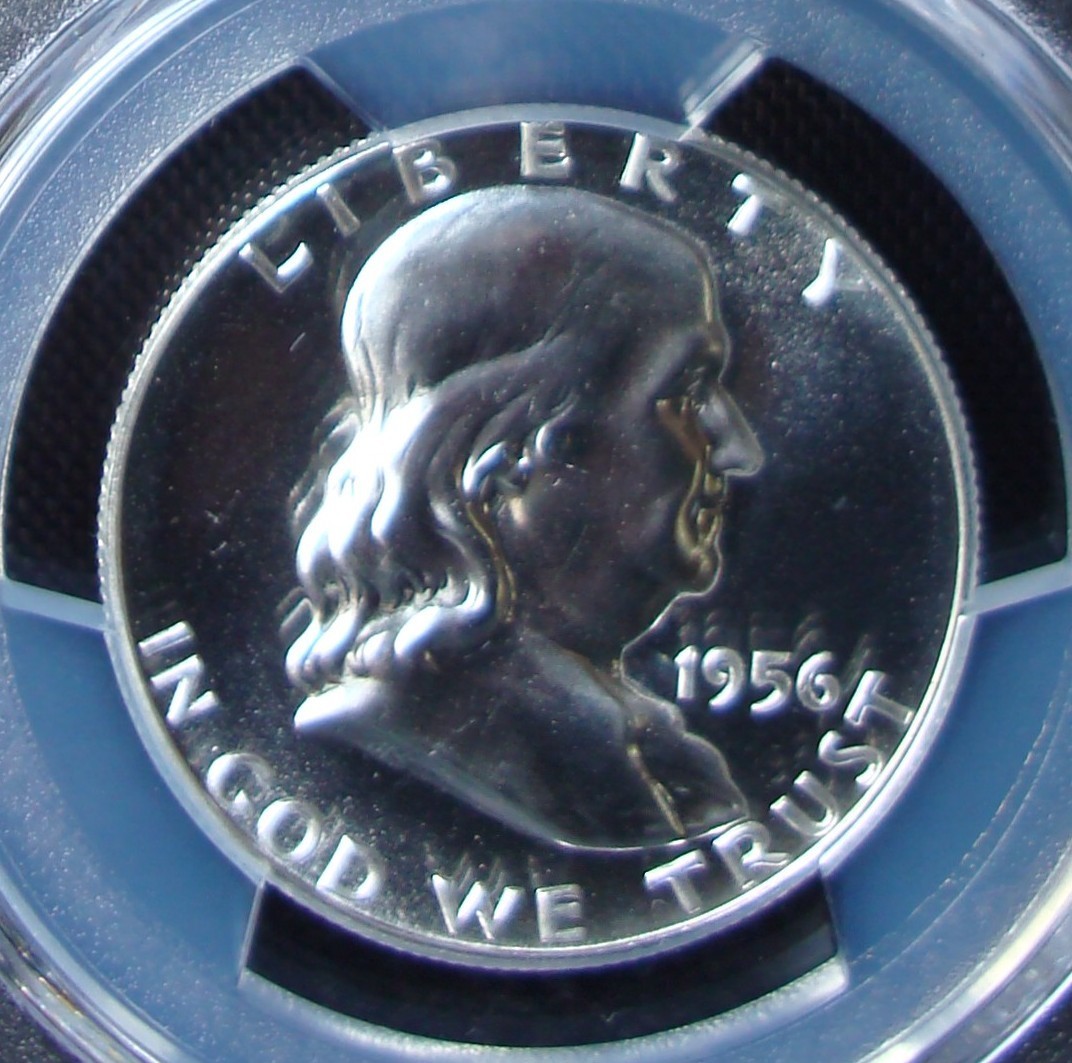 1956 Proof Franklin Silver Half Dollar - PCGS PR 68 - Type 1 - Gold Shield