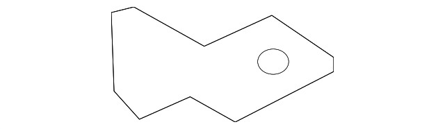 Genuine Nissan Radiator Support Bracket 21514-5AA0A
