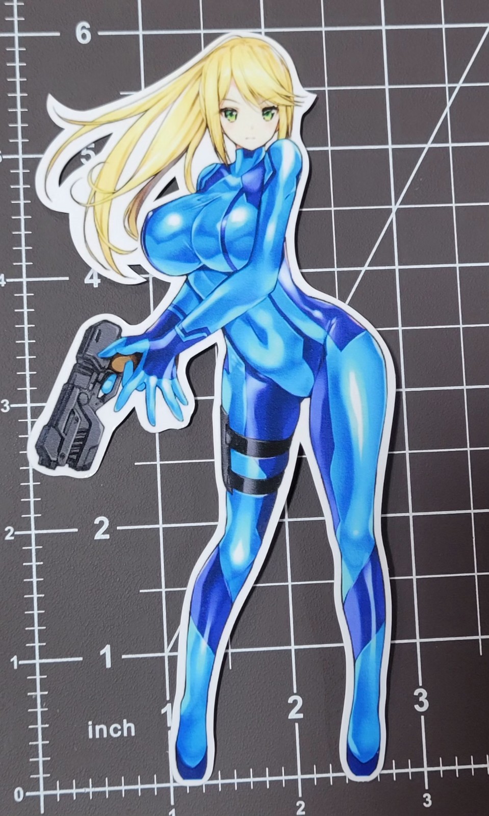 Metroid Samus V1 Sticker 6"