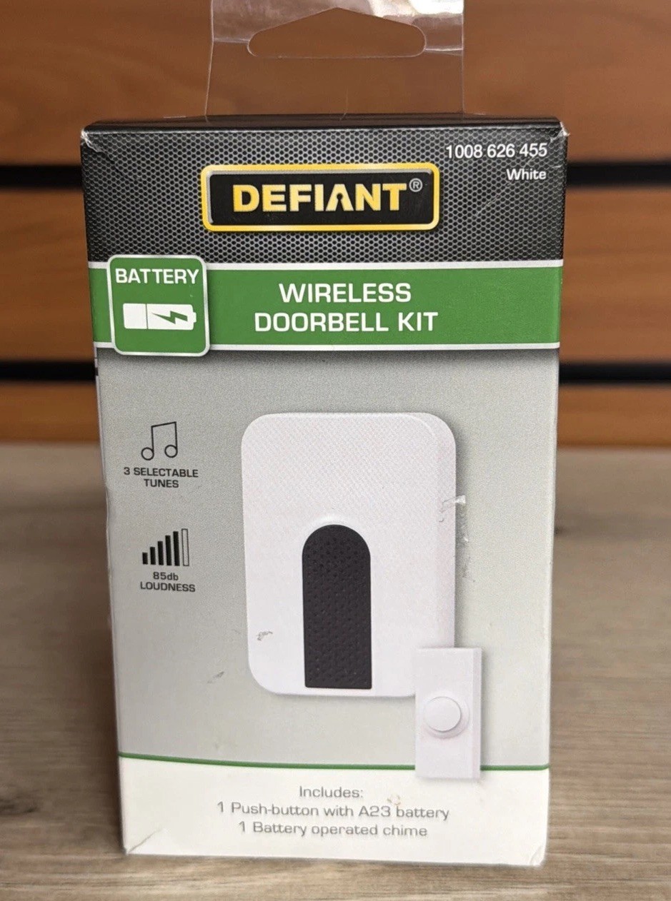 Defiant Wireless Plug-in Doorbell Kit