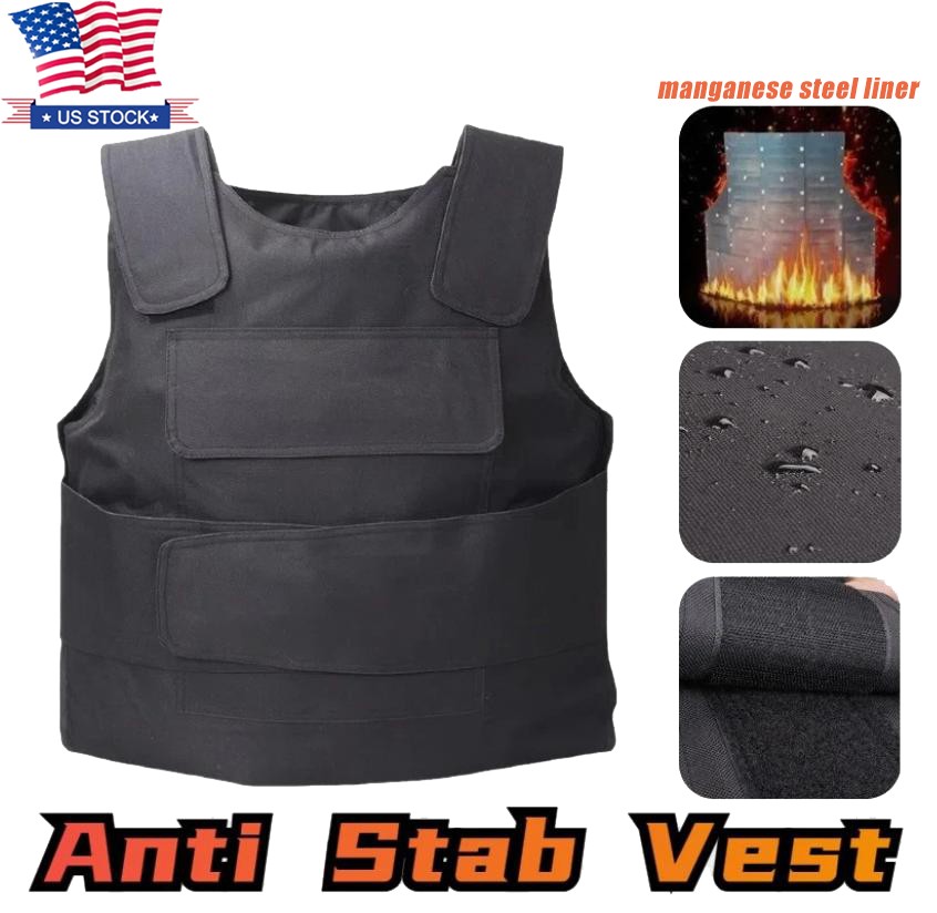 Stab Proof Anti-Stab Vest Body Security Safe Guard Armour Vest Protective Plates