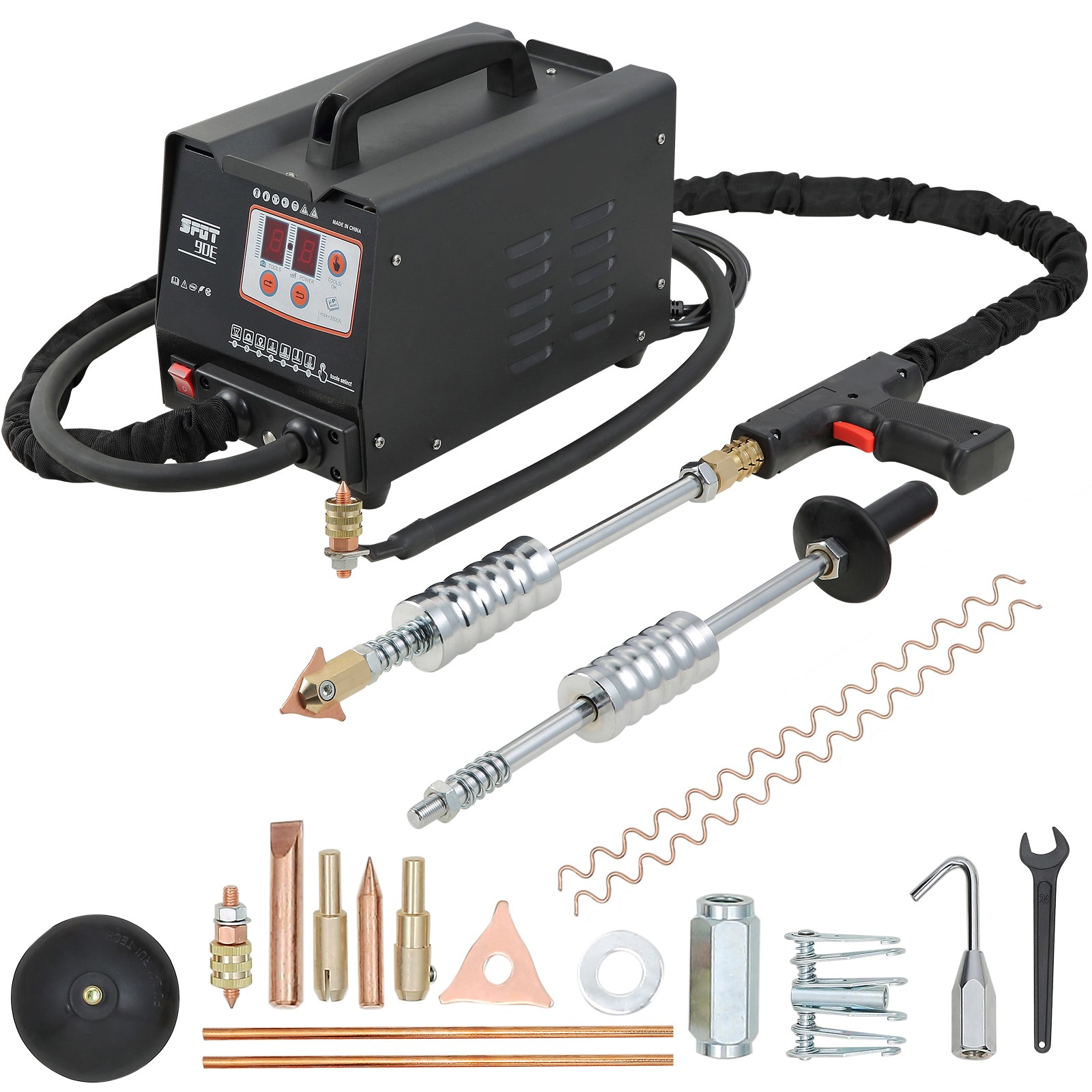 Uimoso Vehicle Panel Spot Puller Dent Repair G90E 110V Multispot Dent Repair 3KW