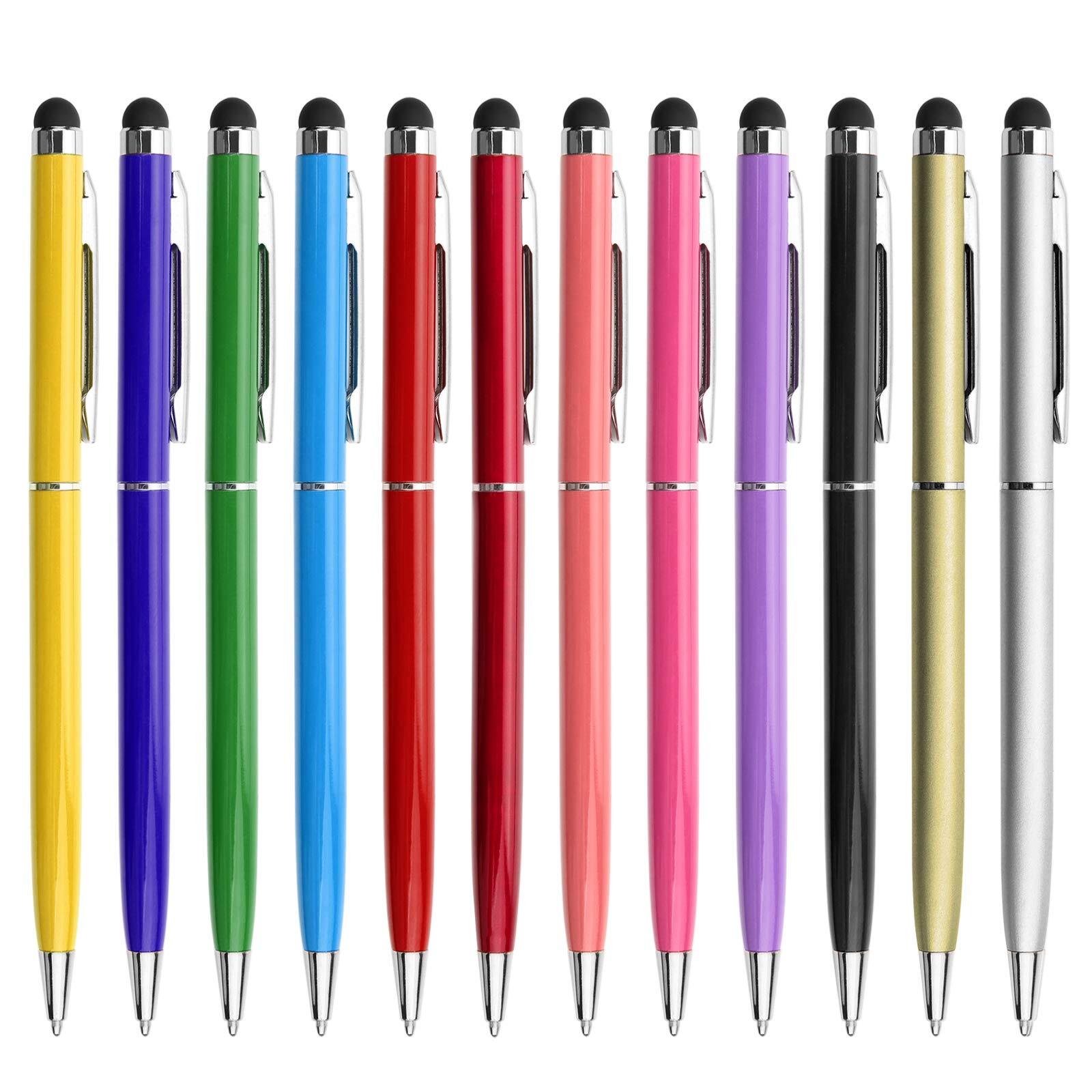 12Pk Stylus Pens for Touch Screens Stylus Pen for ipad Compatible w/ iPad iPhone