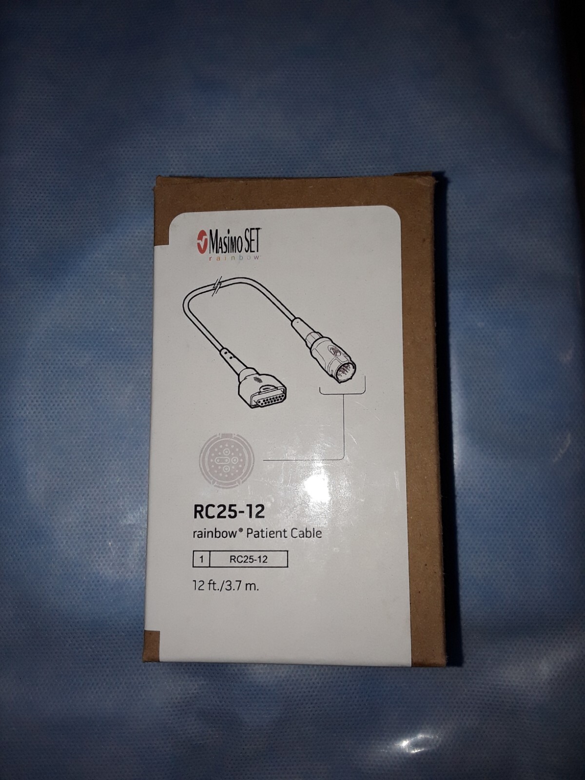 New Masimo PN: 3512 Patient Cable Model Rainbow RC-25-12