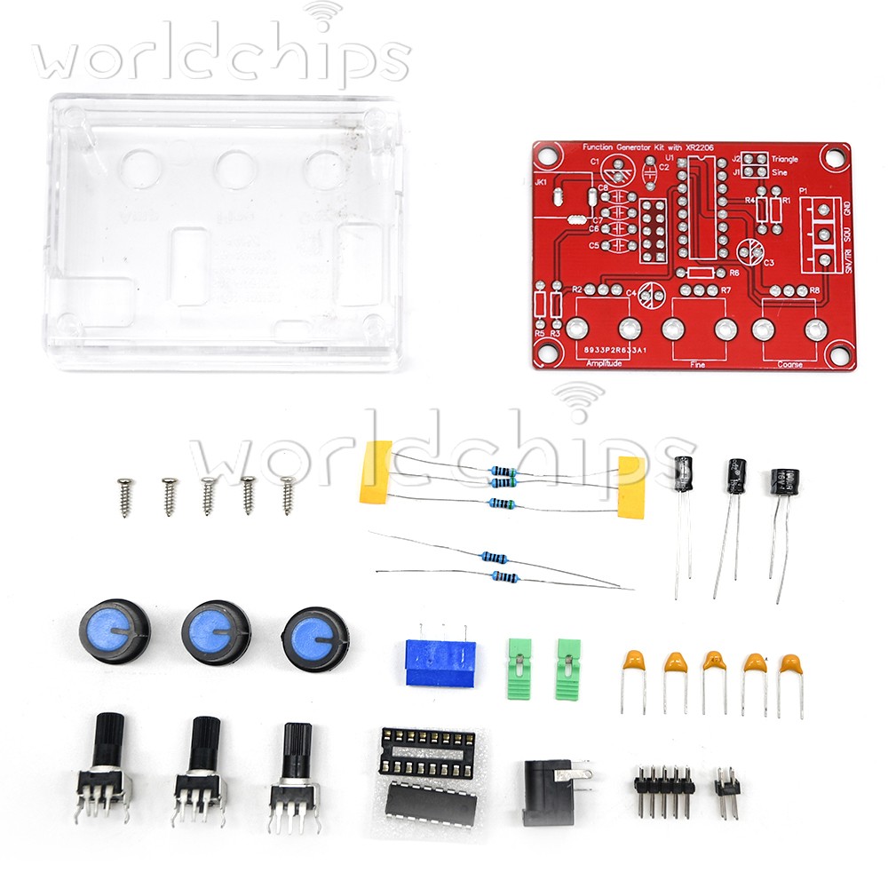 XR2206 Function Signal Generator DIY Kit Sine/Triangle/Square Wave 9-12V DC
