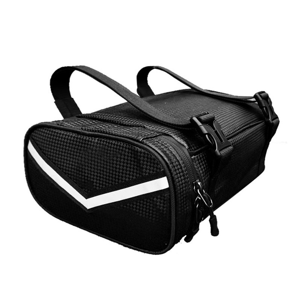 Electric Bicycle PU Bag Quick Release Fixing System Waterproof 5L Capacity