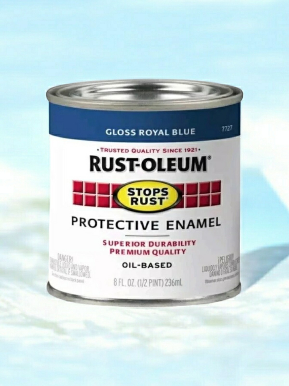 Rust-Oleum 1/2 Pint  Indoor and Outdoor Gloss Royal Blue Oil-Based PAINT