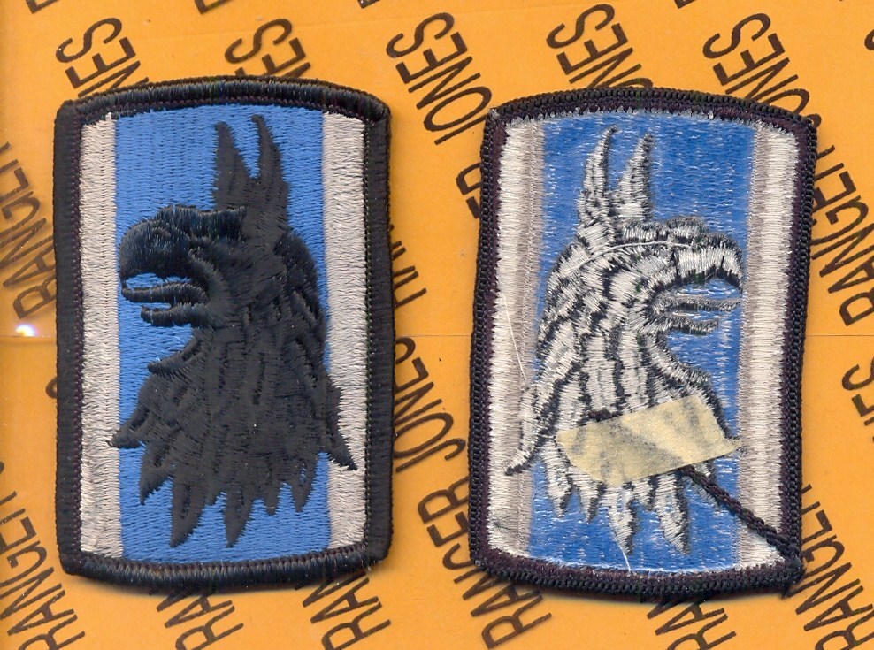 US Army 470th Military Intelligence Bde dress 3" uniform patch m/e