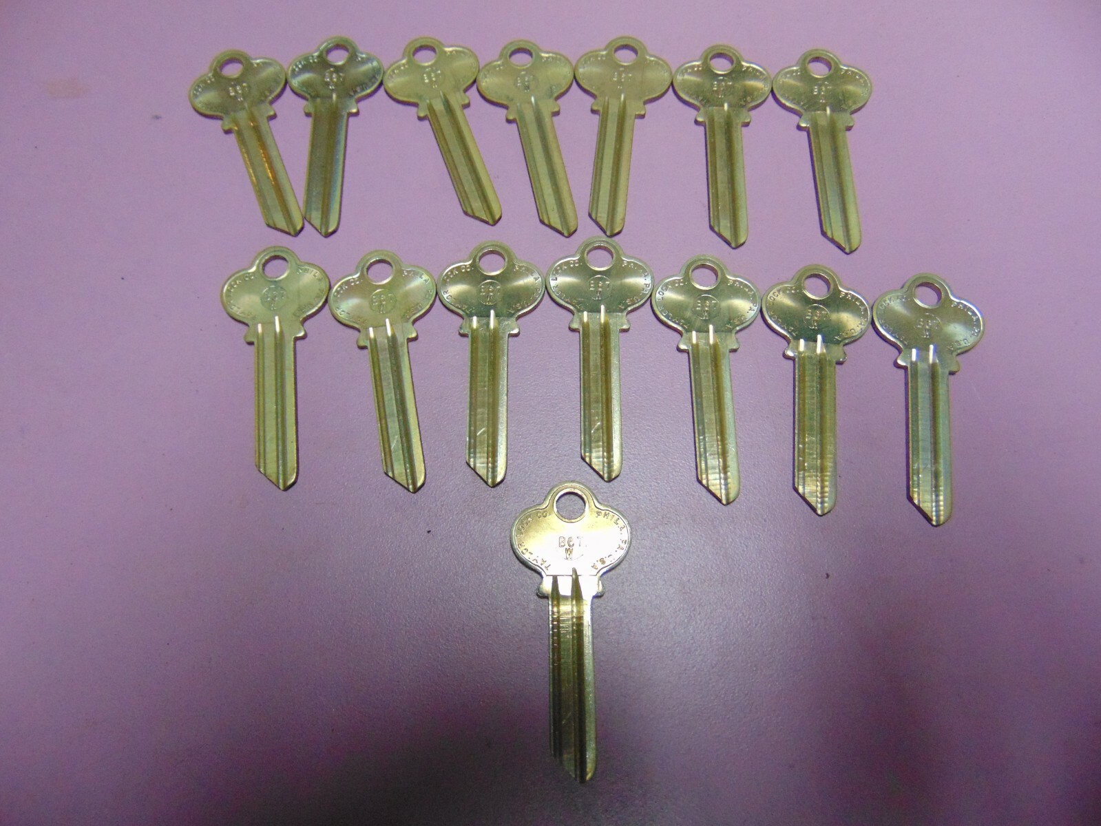 15  KEYS  LOCKWOOD  B67W 6 PIN KEYS BLANKS UNCUT       LOCKSMITH