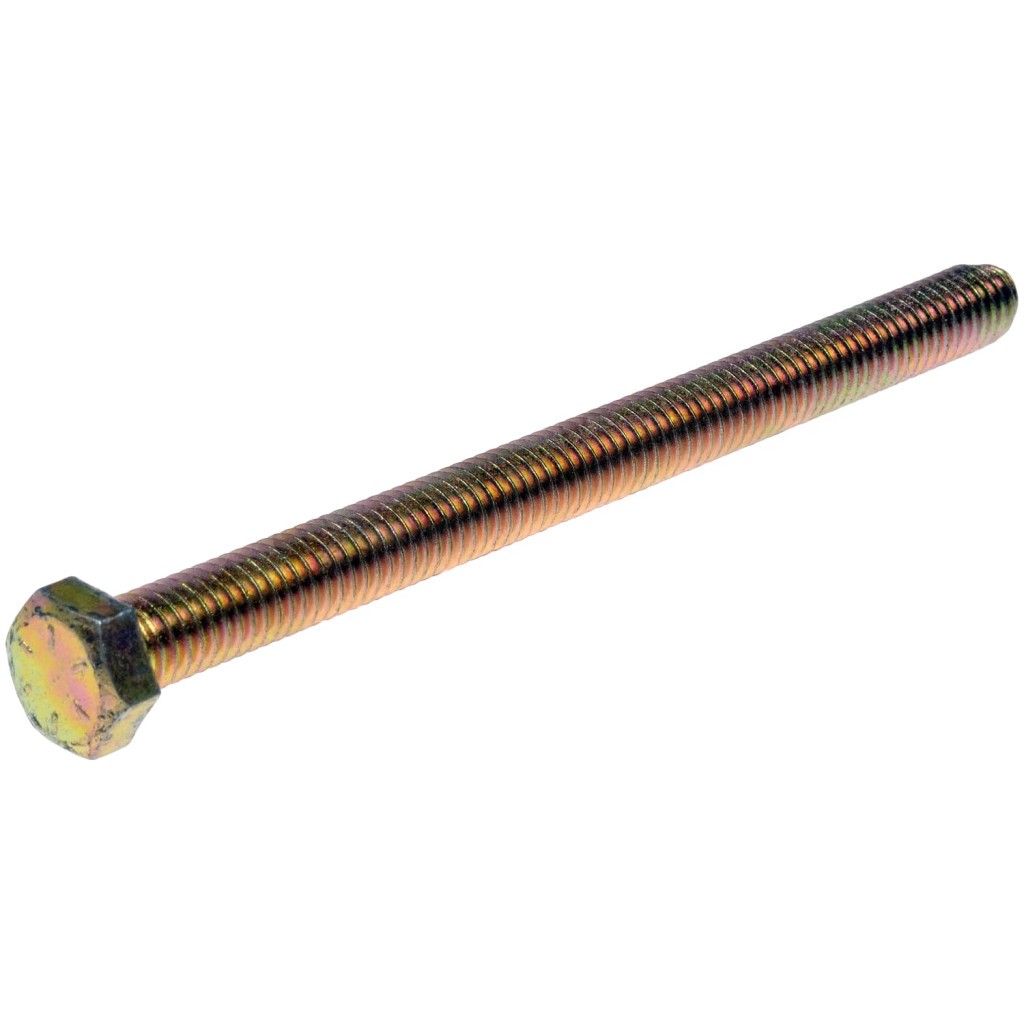 Hex Bolt | Steel Material | Yellow Zinc Finish | Hex Head Drive | Medium Thread
