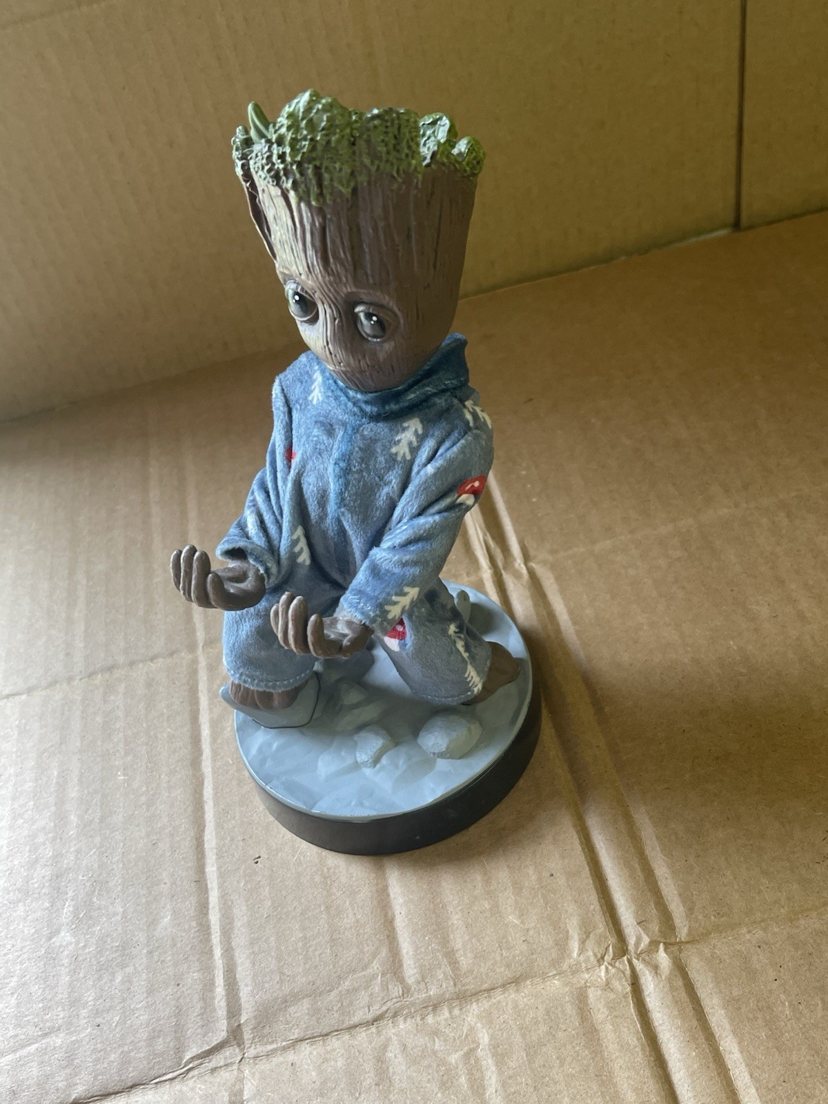 Controller Holder Marvel Cable Guys Unisex Brown Excellent Groot Figure OS
