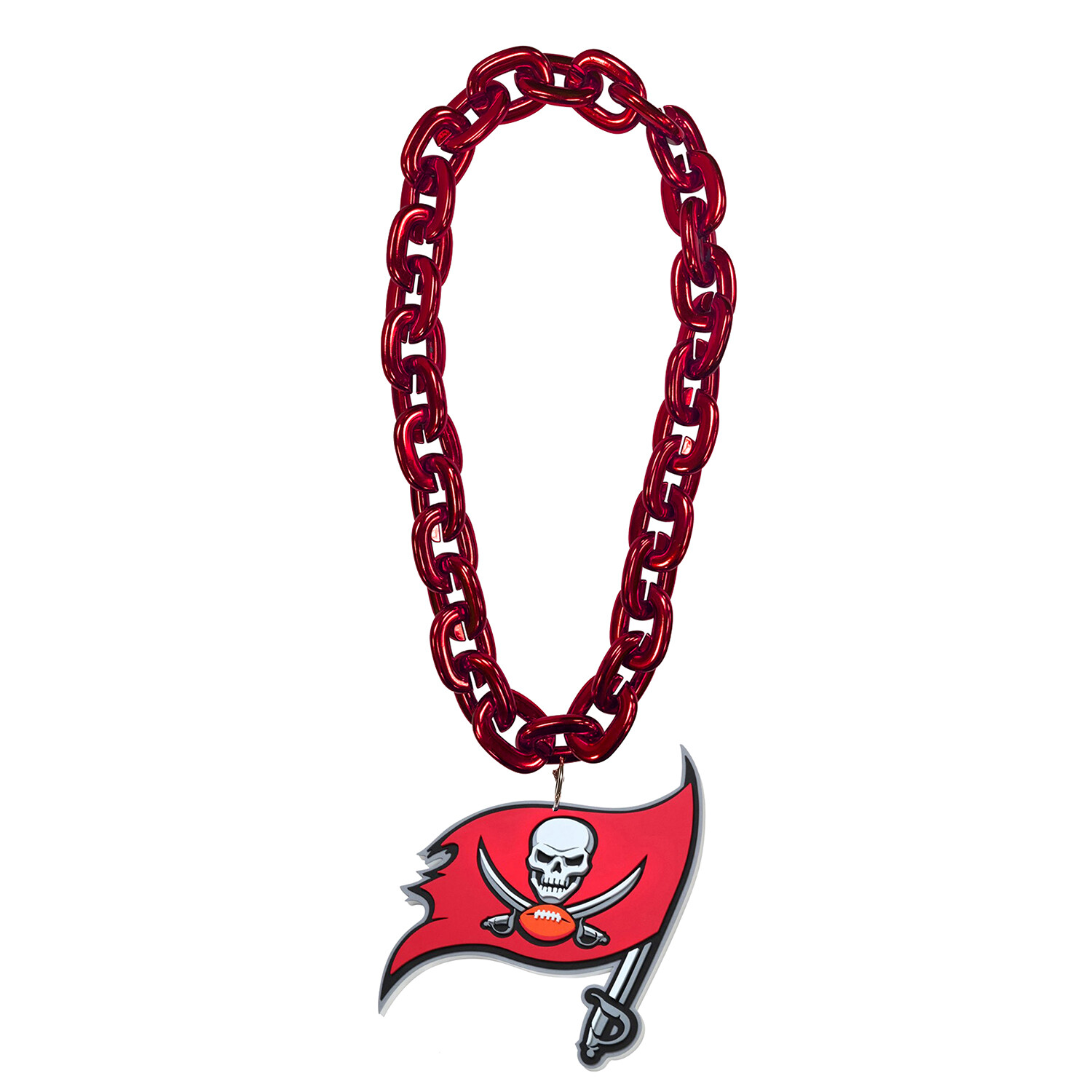 Aminco NFL FanChain 3D Foam Magnet Tampa Buccaneers Red Chain