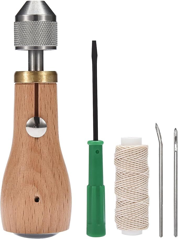 Classic Speedy Stitcher Sewing Awl Hand Held Sewing Device Heavy Duty Sewing Kit