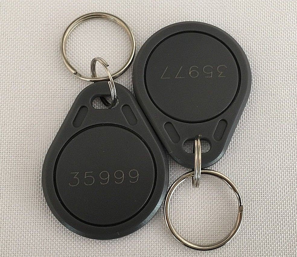 100 Key fobs Lot Proximity Fob Works with HID ProxKey 1346 H10301 26-bit 125 kHz