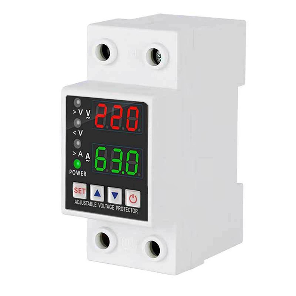 220V Voltage Protector with Adjustable Settings for Electrical Devices