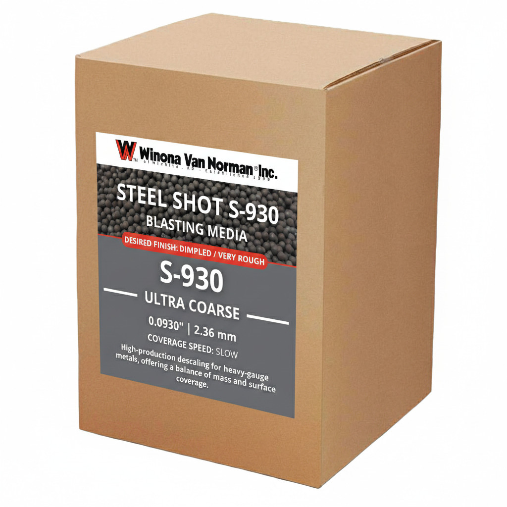 Steel Shot S-930 Blasting Media - XX-Large Shot Size - No. 8 Shotgun Equivalent