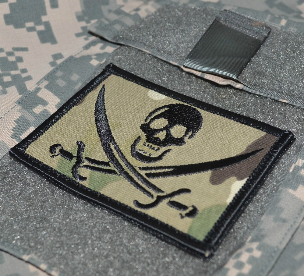 KANDAHA WHACKER USMC FORCE RECOND SP OPS OPERATOR SSI: 3-Wise Trunk Monkey X 2