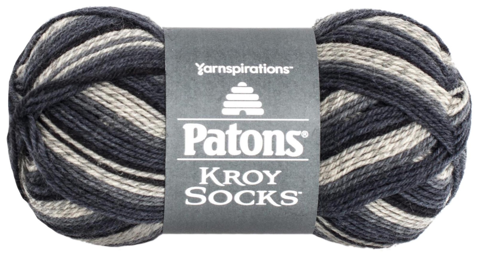 6 Pack - Patons Kroy Socks Yarn-Eclipse Stripes - 243455-55018