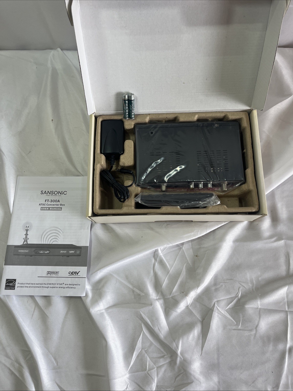 NEW Sansonic: Model FT-300A Digital to Analog Converter ATSC Box w/Remote