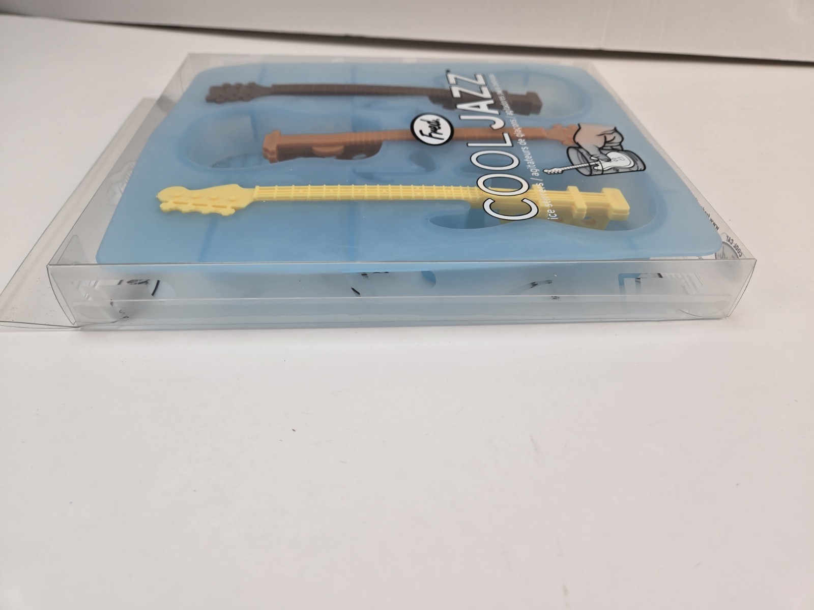 NIB Cool Jazz Ice Stirrers 3 Guitar Freeze Stir Chill Silicone by Fred Music