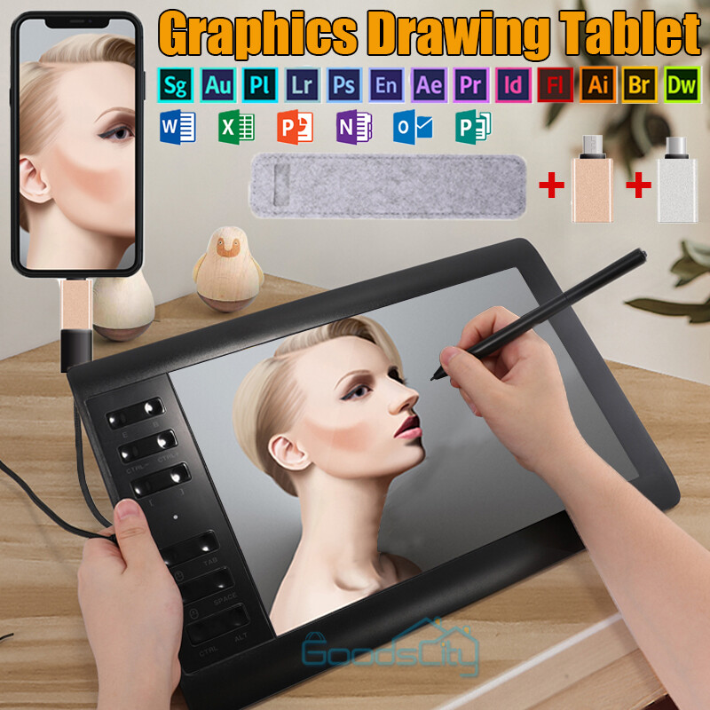 2024 NEW Graphics Drawing Tablet with Screen Pen Display for Mac PC Smartphone
