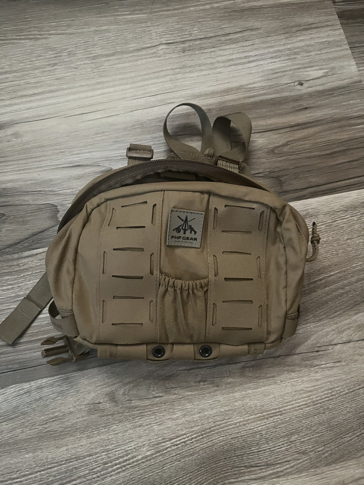 FHF Gear - Chest Rig - Coyote Brown Gen 1  with turkey package accessory
