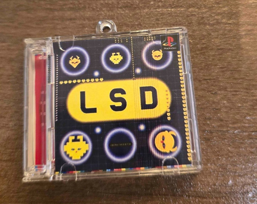 LSD Dream Simulator Playstation Inspired NFC CD Album Keychain