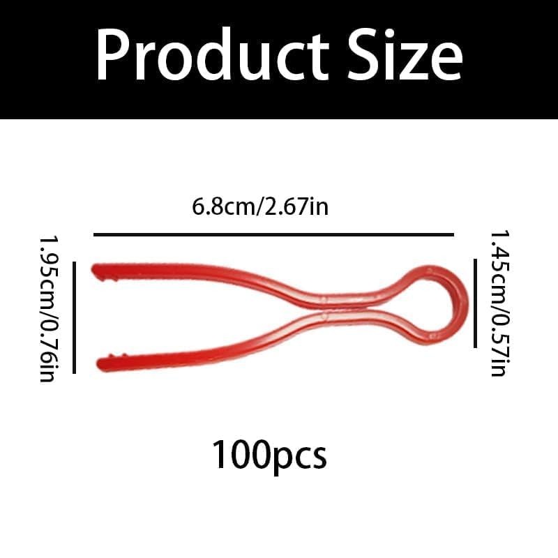 100 PCS Bobbin Holder – Colorful Clips for Sewing Machine Multicolor
