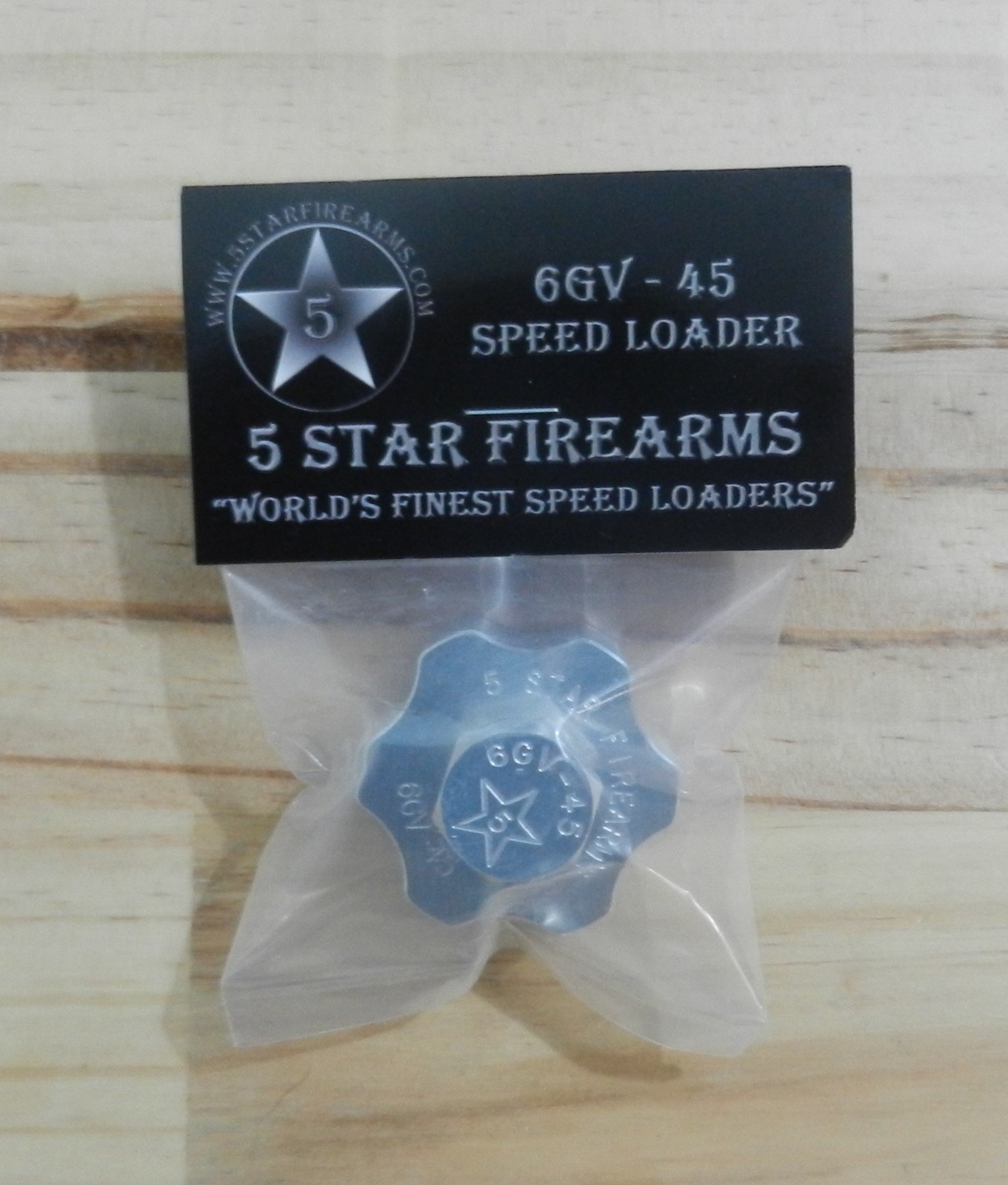 Aluminum Speedloader;  For Smith & Wesson Governor;  Holds 6 Rnds 45 LC;  6GV-45