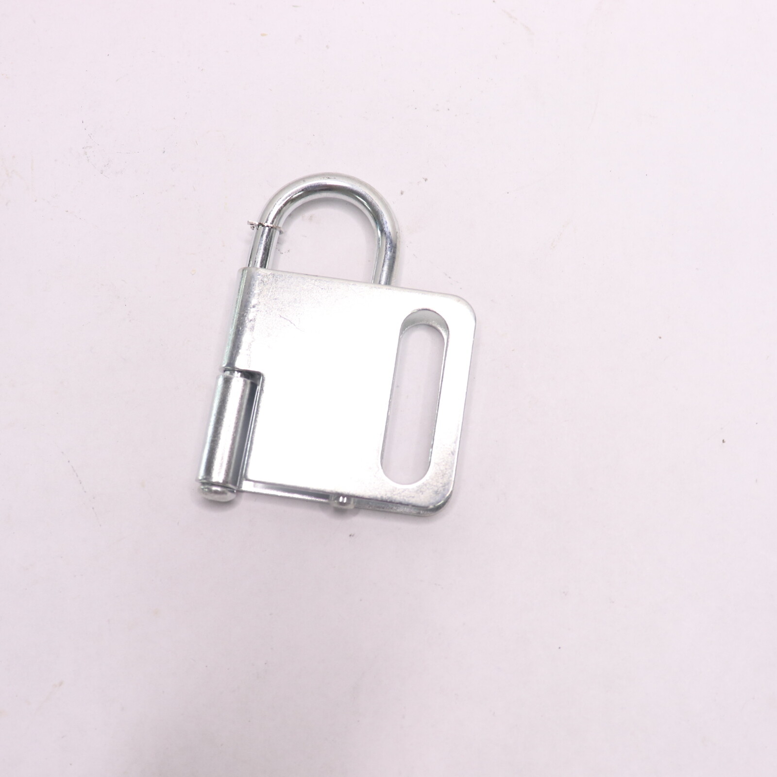 Master Lock Lockout Hasp Snap-On Steel Silver 2-3/8" x 3-1/4" 418