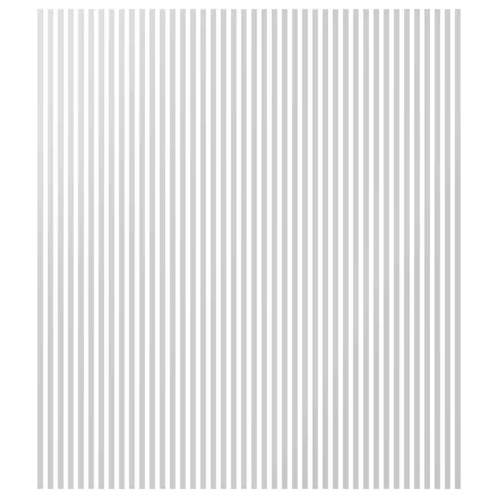 Adjustable Slat Wall 1/8 In. T X 1 Ft. W X 8 Ft. L White Acrylic Decorative Wall