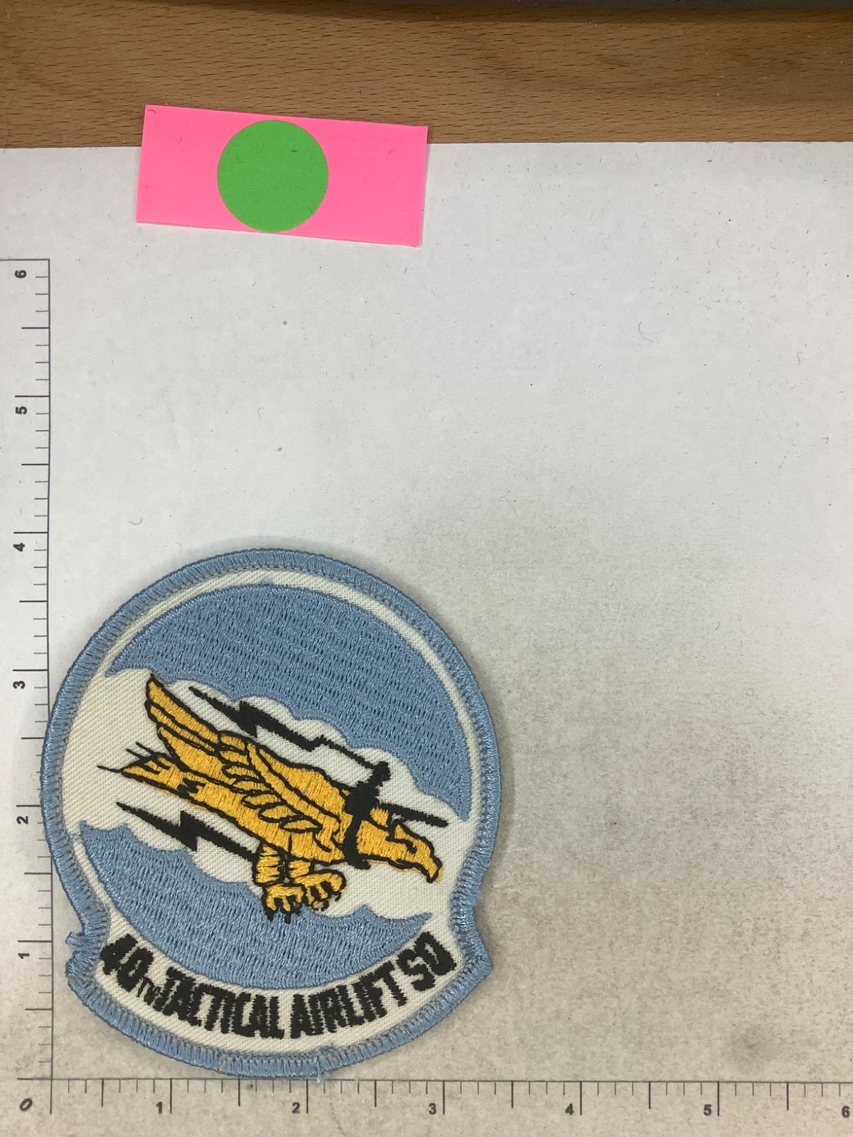 USAF 40th TACTICAL AIRLIFT SQUADRON PATCH